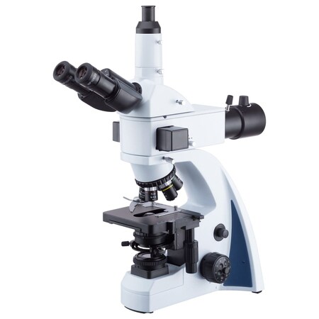 Amscope 40X-1000X Infinity-Corrected Fluorescence Microscope, LED Koehler Illumination & Quintuple Nosepiece T670Q-PL-FLLED-B
